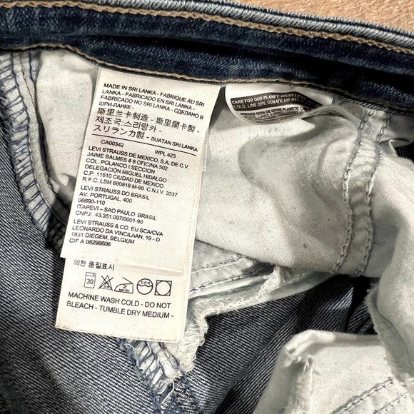 LEVI'S Mid Rise Skinny Jeans - Picture 9 of 10